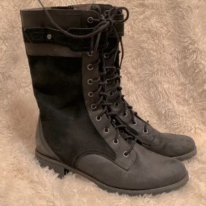 Timberland Women's Wenham Mid Zipper Leather Boots